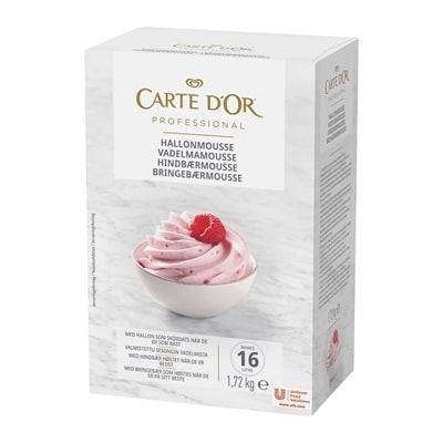 CARTE D'OR Hallonmousse 1 x 1,72 kg